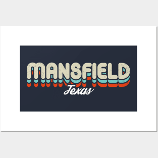 Retro Mansfield Texas Posters and Art